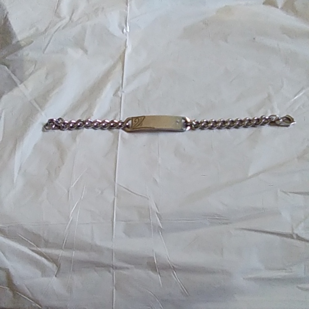 Monogram Crome/Stainless Steel Plated Bracelet